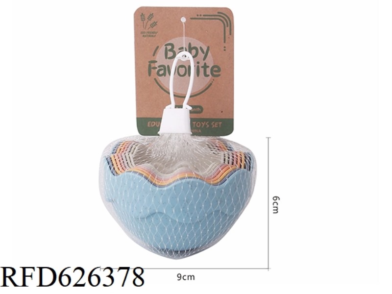 WHEAT STRAW EGG JENGA