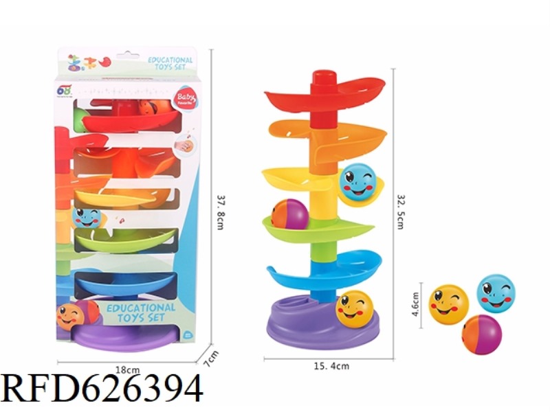 SIX LAYERS OF SKATEBOARD ROLLING BALL JENGA