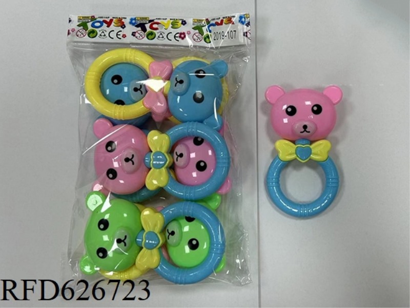 CARTOON BEAR 6 PIECES
