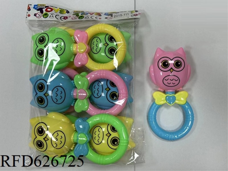 CARTOON OWL 6 PIECES