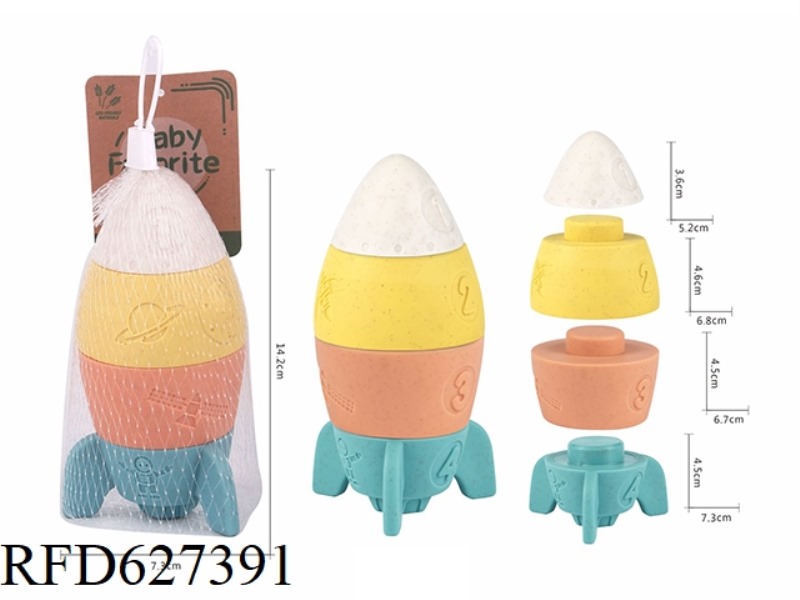 WHEAT SOFT PLASTIC PLUG -POKER ROCKETS FOLDING MUSIC