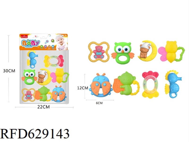 BABY TOOTHPASTE RATTLE SERIES 8PCS