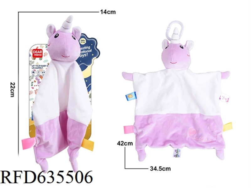 COLOR ANIMAL SKIN-FRIENDLY COMFORT TOWEL-UNICORN