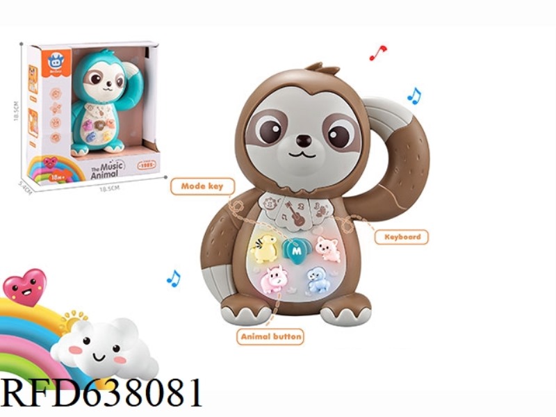 INFANT AND CHILD EARLY EDUCATION PUZZLE CARTOON TREE LAI ELECTRONIC PIANO TWO COLOR HYBRID