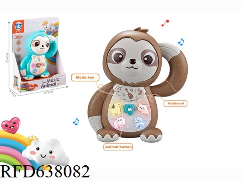 INFANT AND CHILD EARLY EDUCATION PUZZLE CARTOON TREE LAI ELECTRONIC PIANO TWO COLOR HYBRID
