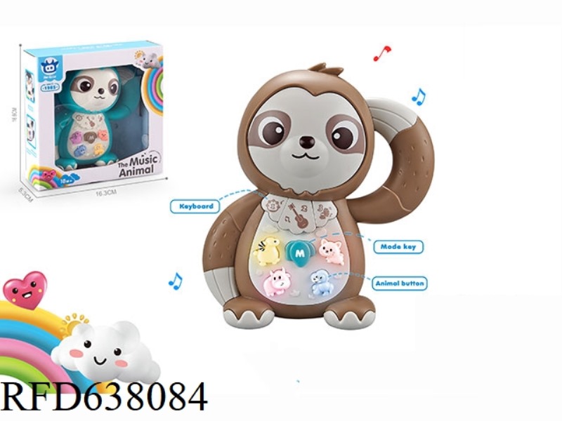 INFANT AND CHILD EARLY EDUCATION PUZZLE CARTOON TREE LAI ELECTRONIC PIANO TWO COLOR HYBRID