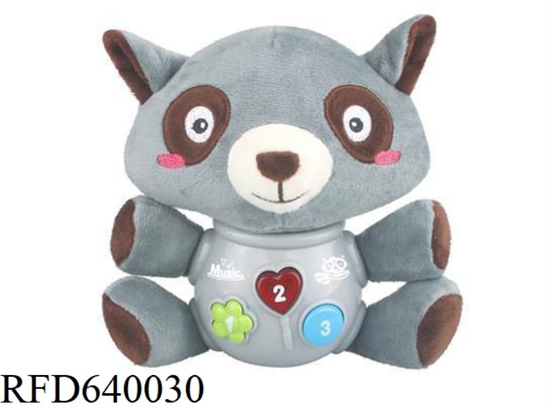SOUND AND LIGHT SOOTHE THE RACCOON