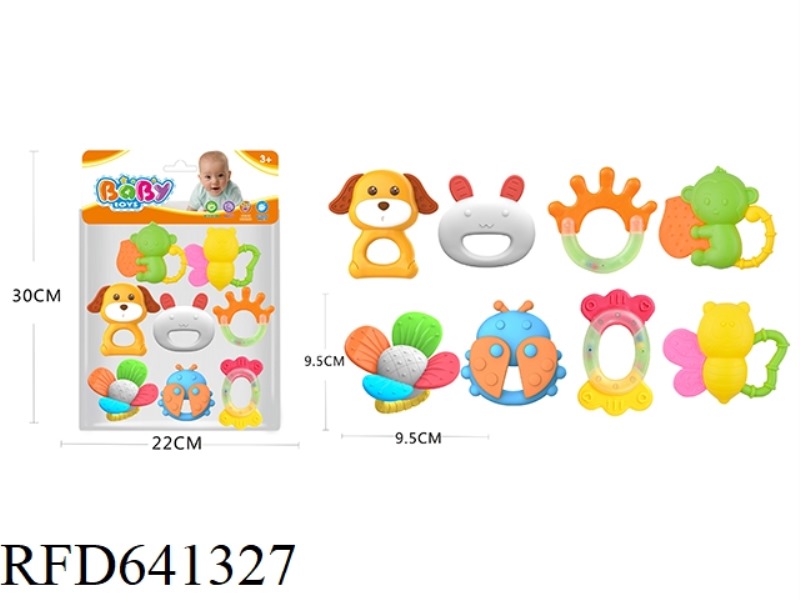 BABY TOOTHPASTE RATTLE SERIES 8PCS