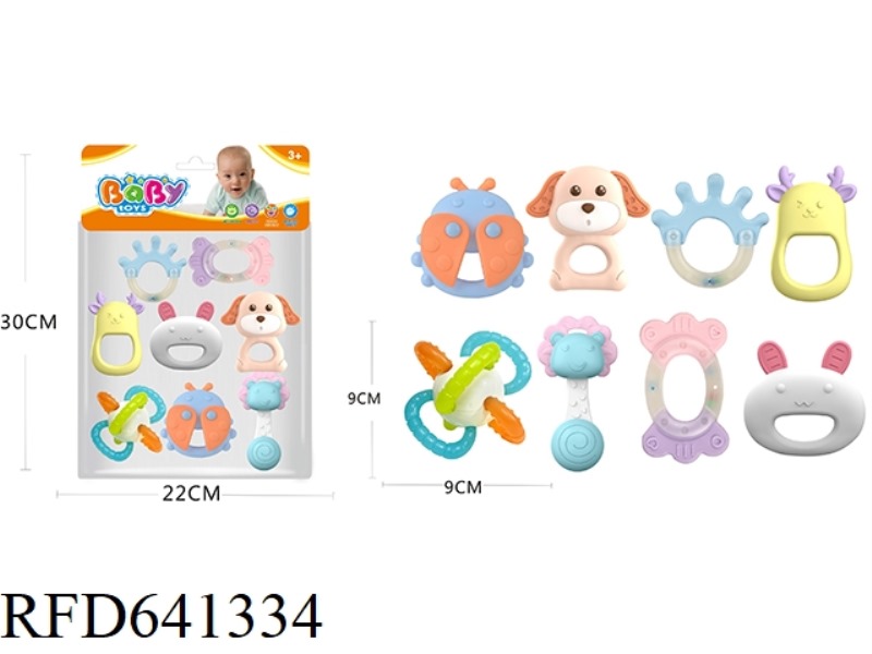 BABY TOOTHPASTE RATTLE SERIES 8PCS