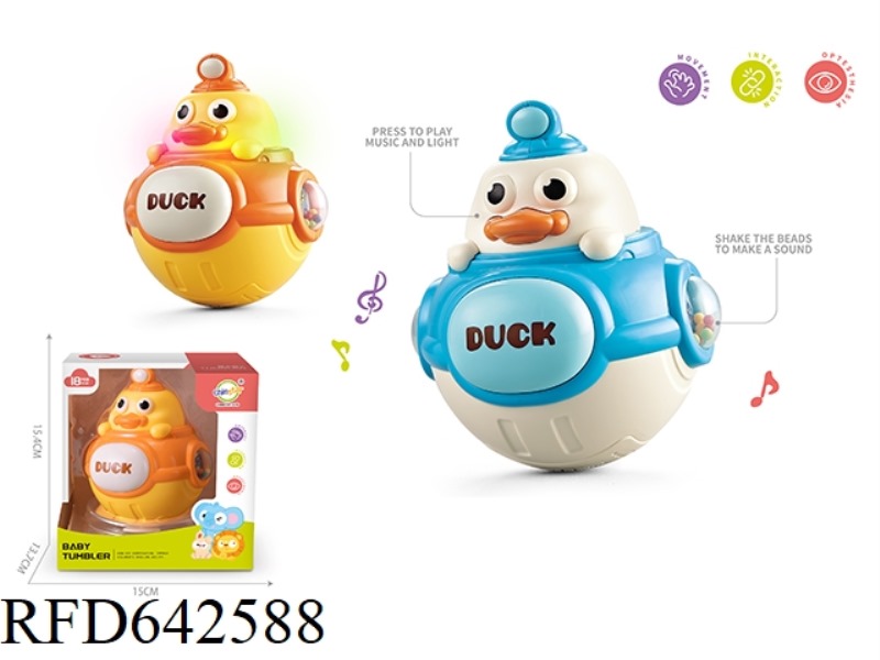 BABY ACOUSTO-OPTIC TUMBLER DUCK