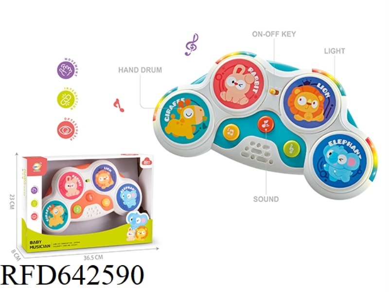 BABY ACOUSTO-OPTIC TOUCH DRUM
