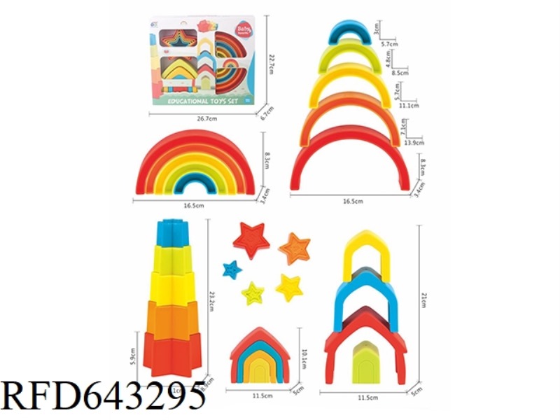 BABY PUZZLE JENGA SET