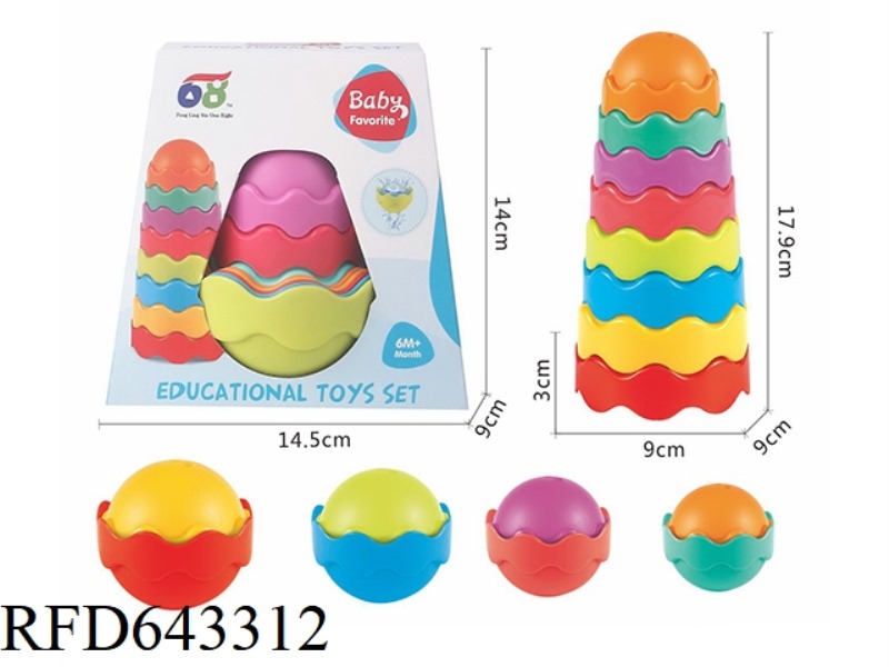 EGG-SPLASHING JENGA