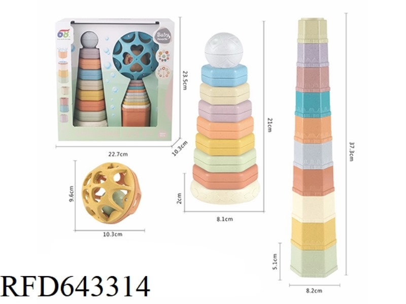 HEXAGONAL JENGA SET