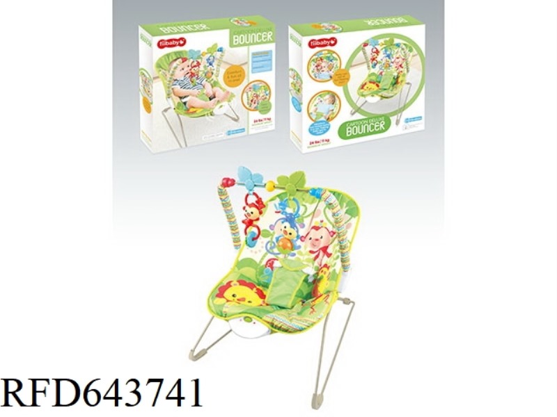 SMALL SKELETON ELECTRIC BABY ROCKER/NO MUSIC