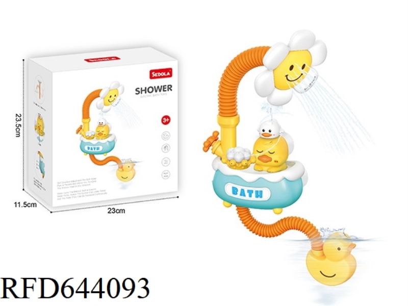 BATHTUB DUCK SHOWER (1 CLOUD/WHITE DUCK/CROWN EACH)
