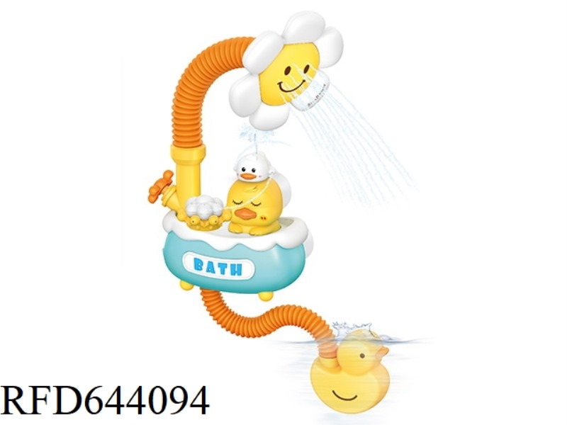 BATHTUB DUCK SHOWER (1 CLOUD/WHITE DUCK/CROWN EACH)