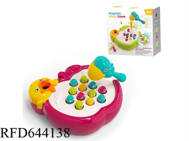 MUSICAL MAGNETIC APPLE WORM