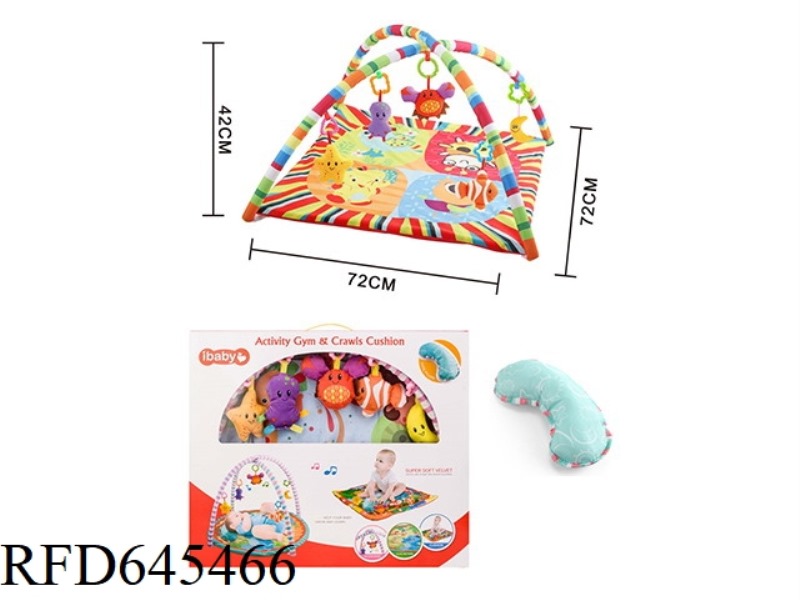 ROUND BABY FITNESS BLANKET PLUSH SUPER SOFT