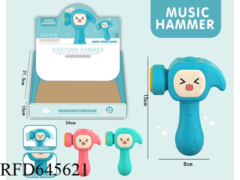 HAMMER BELL 12PCS/ BOX (NO ELECTRICITY INCLUDED)