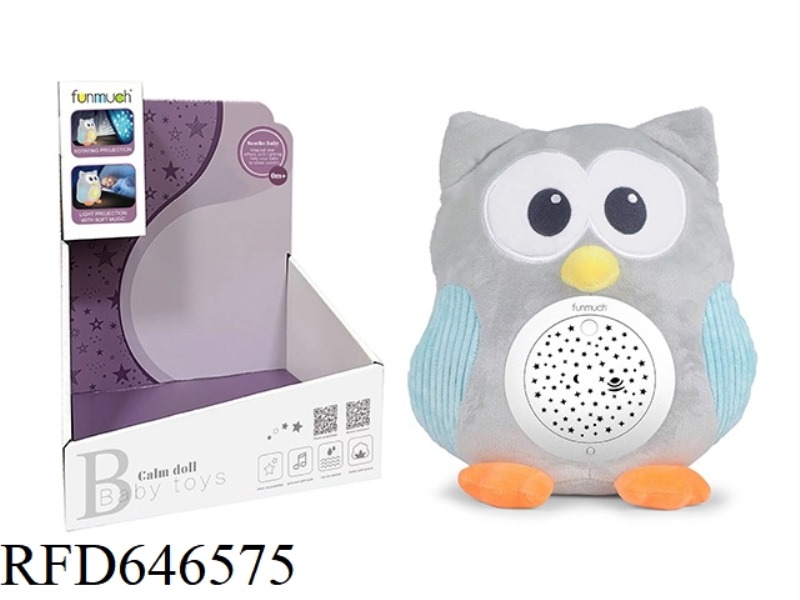PLUSH ROTARY PROJECTION SLEEP DEVICE (OWL)