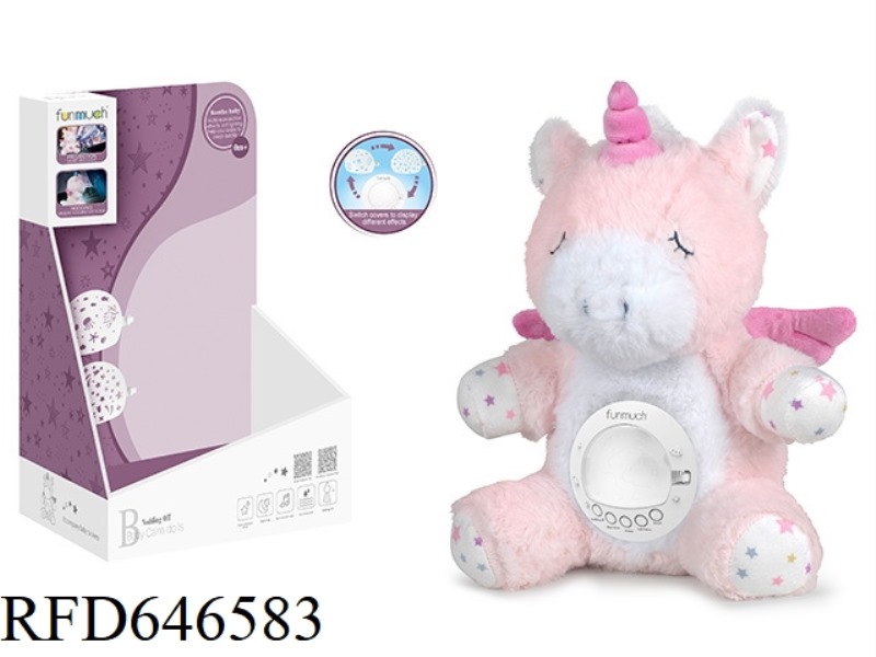 SOOTHING NAP NIGHT LIGHT & PROJECTION DOLL (UNICORN)