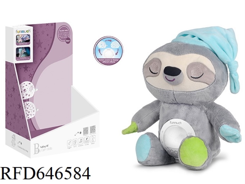 SOOTHING NAP NIGHT LIGHT & PROJECTION DOLL (SLOTH)