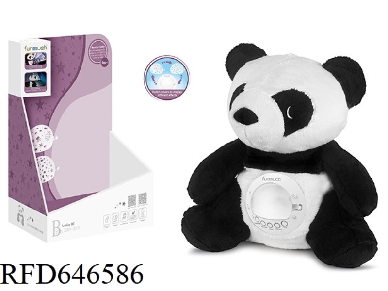 SOOTHING NAP NIGHT LIGHT & PROJECTION DOLL (PANDA)