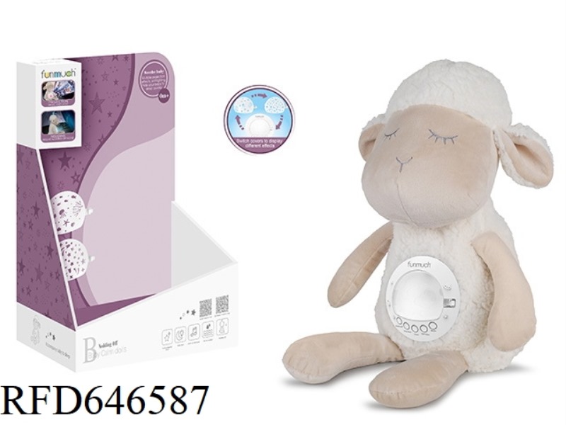 SOOTHING NAP NIGHT LIGHT & PROJECTION DOLL (SHEEP)