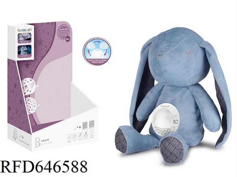 SOOTHING NAP NIGHT LIGHT & PROJECTION DOLL (RABBIT)