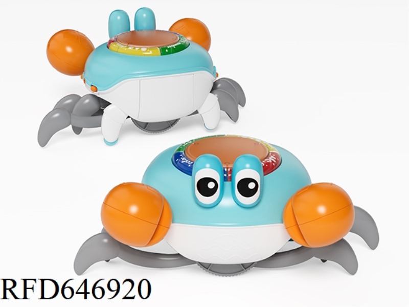 CRAWLING CRAB-BLUE CLAP DRUM