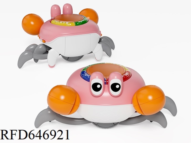 CRAWLING CRAB-PINK CLAP DRUM