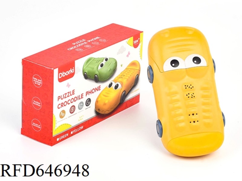EARLY EDUCATION PROJECTION CROCODILE MOBILE PHONE