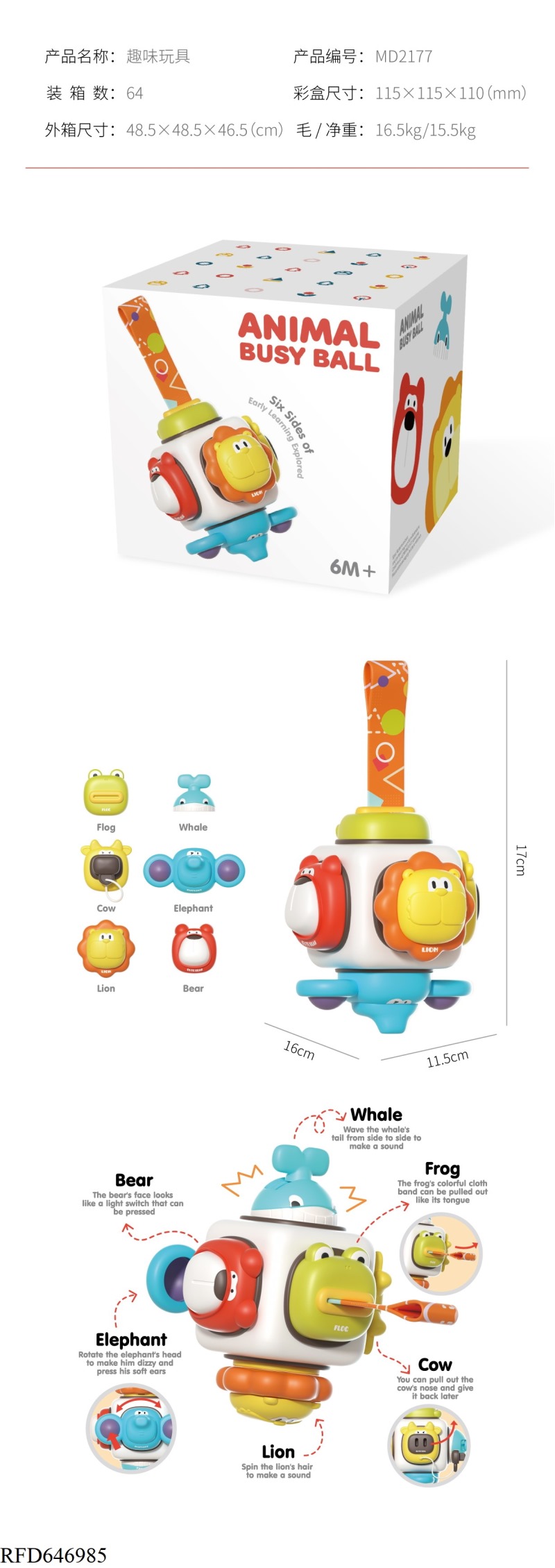 FUN TOYS, BUSY BALLS, FINGER TRAINING