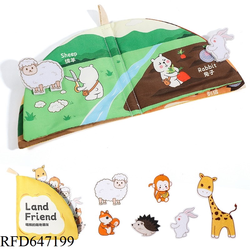 TEAR CLOTH BOOKS ON LAND (INCLUDING 6 MAGIC ACCESSORIES)