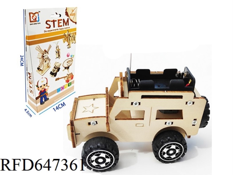WOODEN ELECTRIC OFF-ROAD VEHICLE