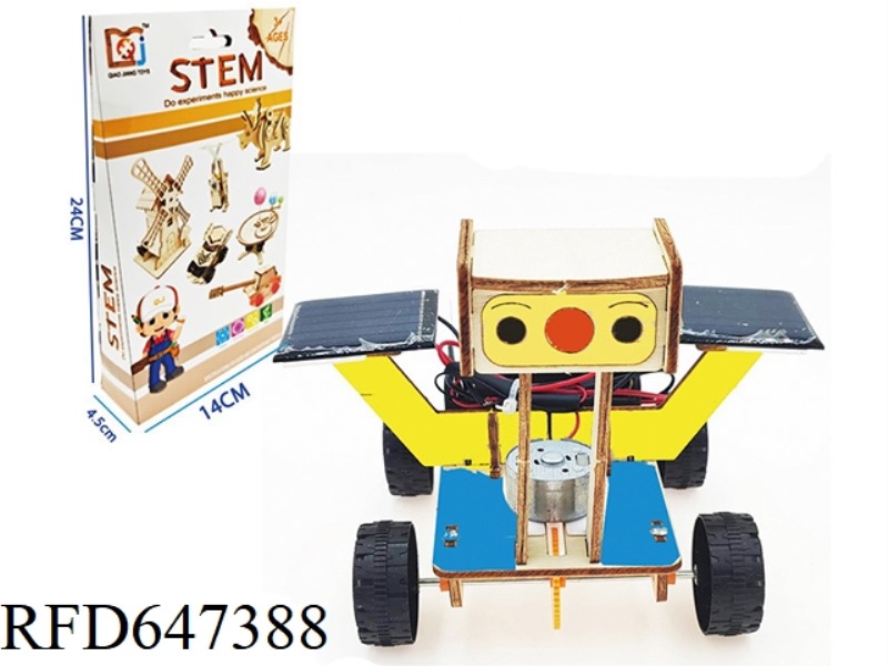 WOODEN SOLAR LUNAR ROVER