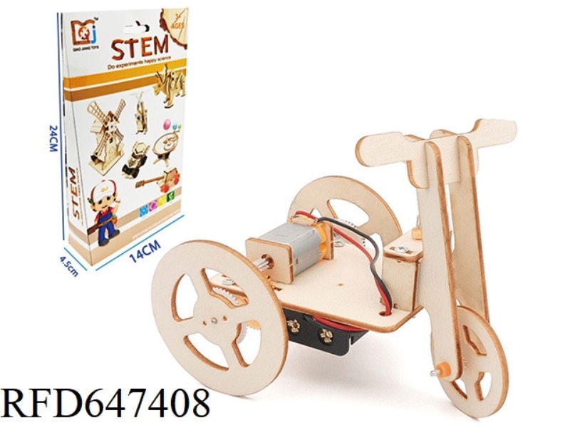 WOODEN ELECTRIC TRICYCLE