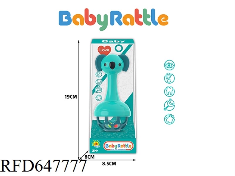 SOFT RUBBER BABY HOLDING THE BELL (KOALA)
