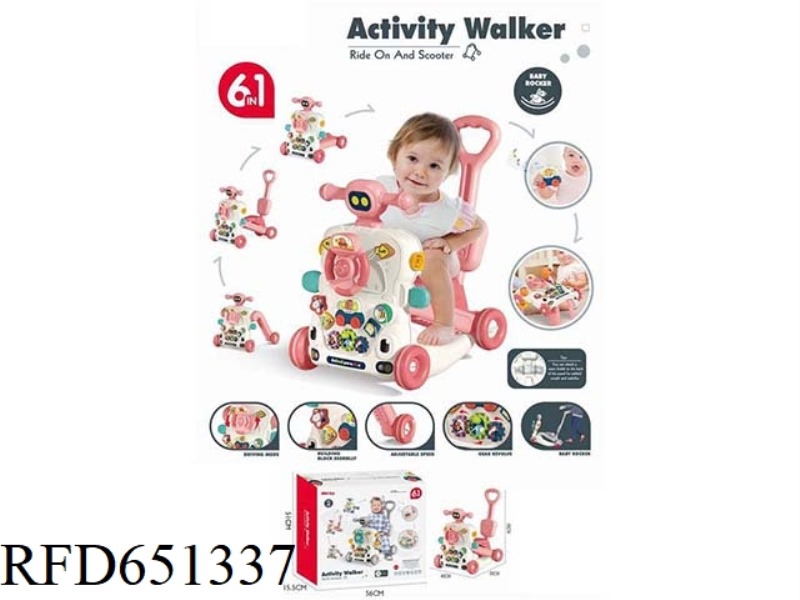 YI QU MULTI-FUNCTIONAL WALKER SIX IN ONE (GCC)