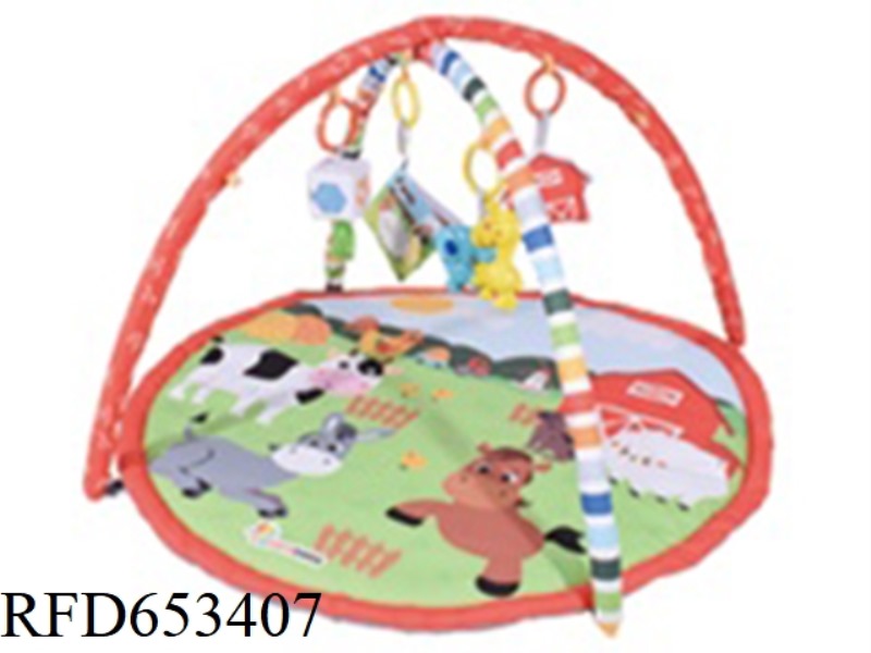 FARM PARK BABY ROUND PLAY MAT GYM
