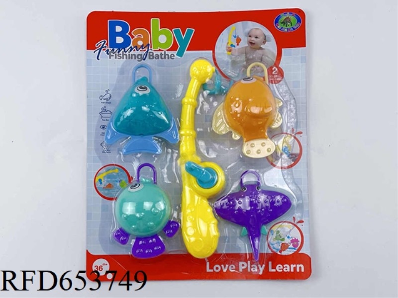 BATHROOM TOYS WITH LIGHTS MACEY FISH SERIES SINGLE