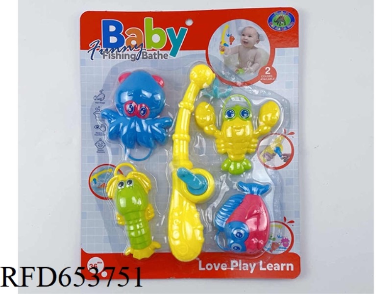 BATHROOM TOYS WITH LIGHTS MACEY FISH SERIES SINGLE