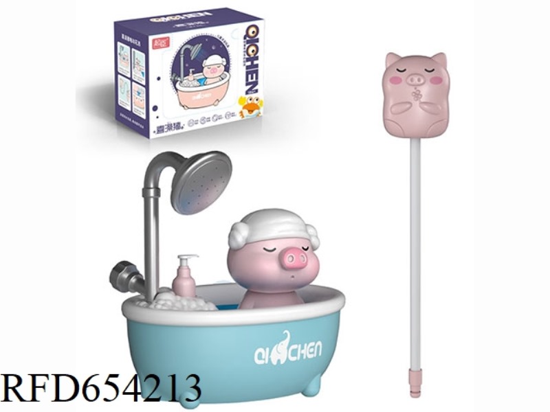 BATHTUB SHOWERHEAD PIG