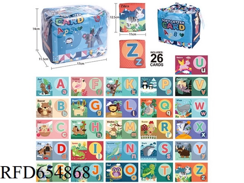 26 LETTER CARD BOOK