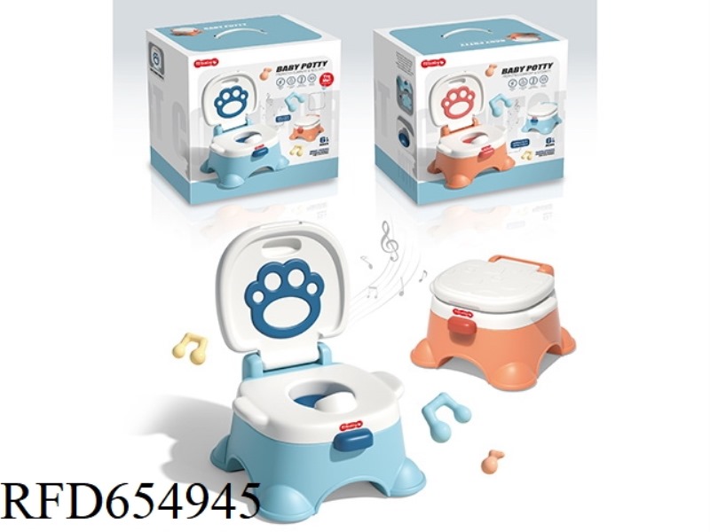 TACTILE MUSIC STEP STOOL TOILET