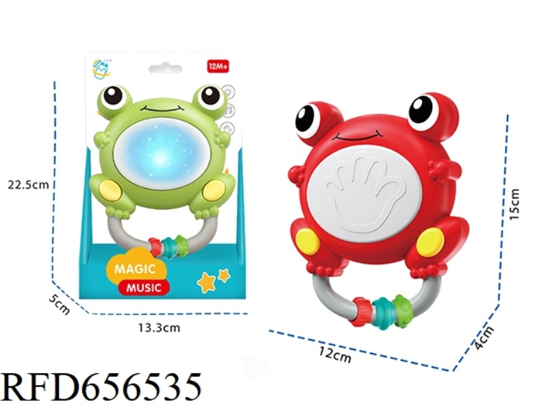 BABY LIGHT MUSIC FROG HAND BEAT DRUM