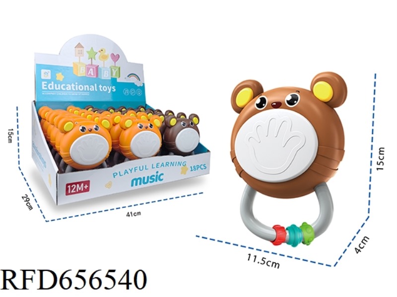 BABY LIGHT MUSIC BEAR HAND BEAT DRUM