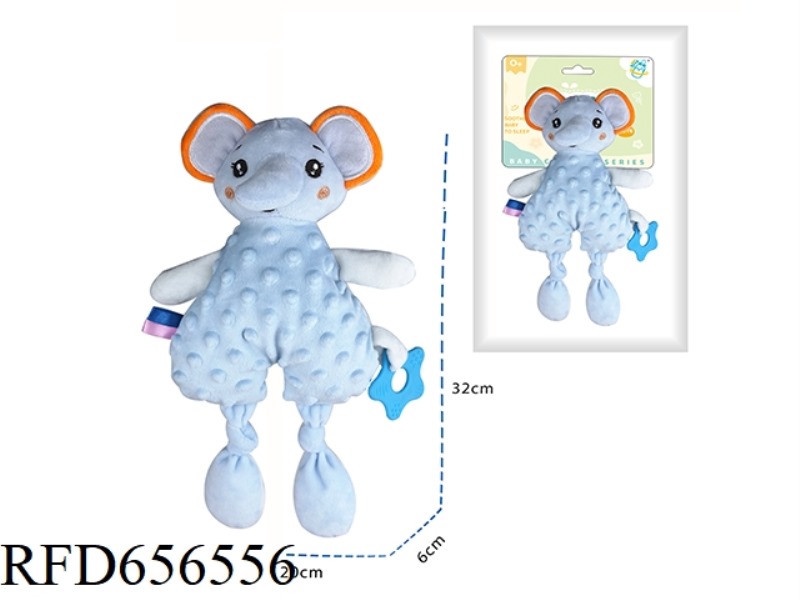 ELEPHANT PILLOW WITH TEETHER