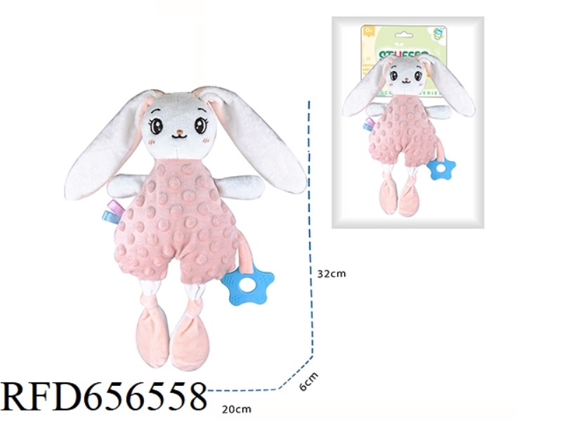 RABBIT PILLOW WITH TEETHER